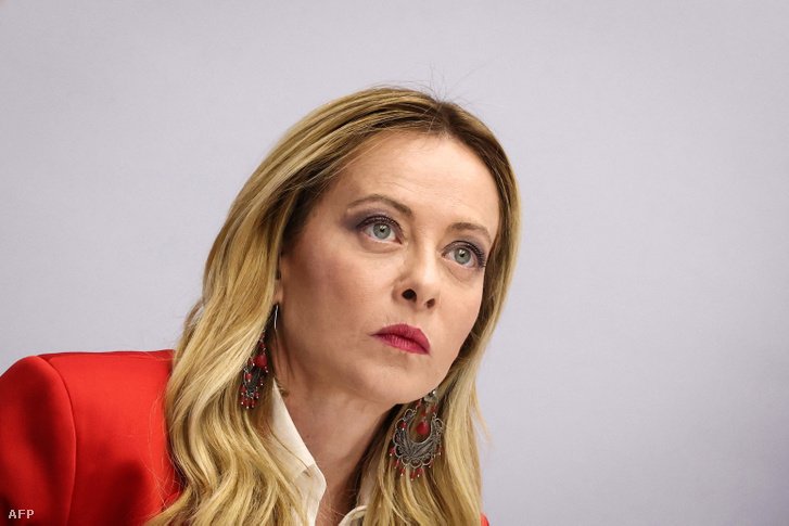 Giorgia Meloni 2026. április 17-én
