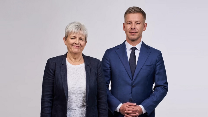 Lannert Judit és Magyar Péter