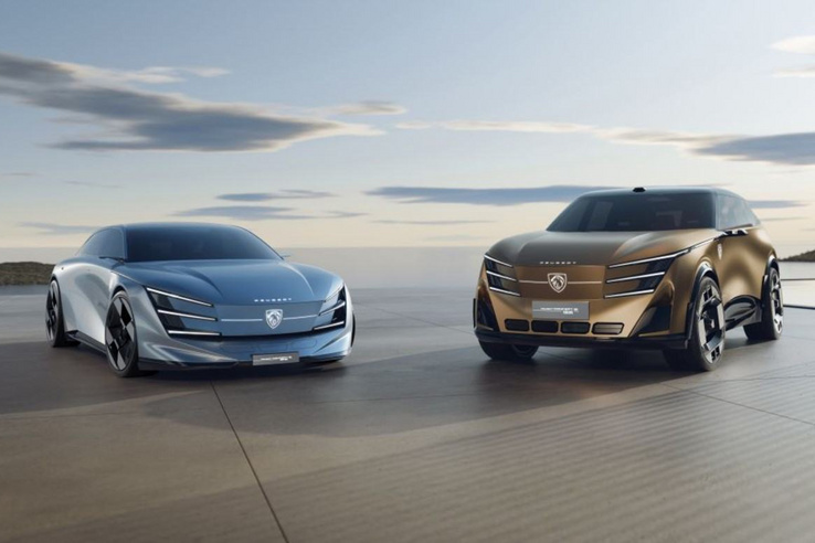 Hatalmas szedán és még nagyobb SUV vetíti előre a Peugeot jövőjét