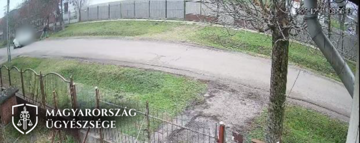 Az elkövetőről készült felvétel