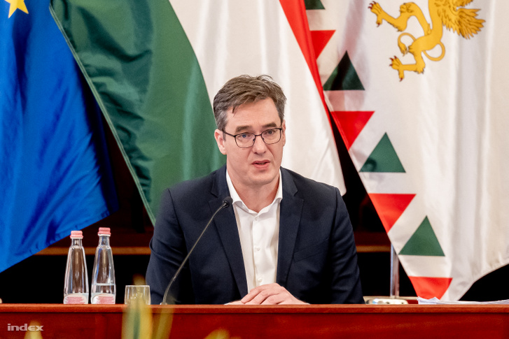 Karácsony Gergely 2026. február 25-én a Fővárosi Közgyűlésen