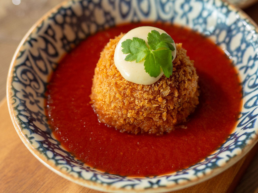 Paradicsomos húsgolyó