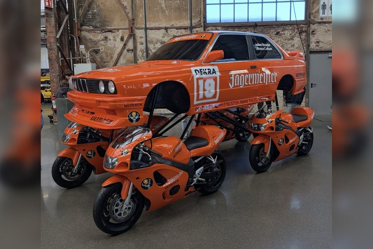 Négymotoros BMW-t készítettek, és teljesen abszurd látvány
