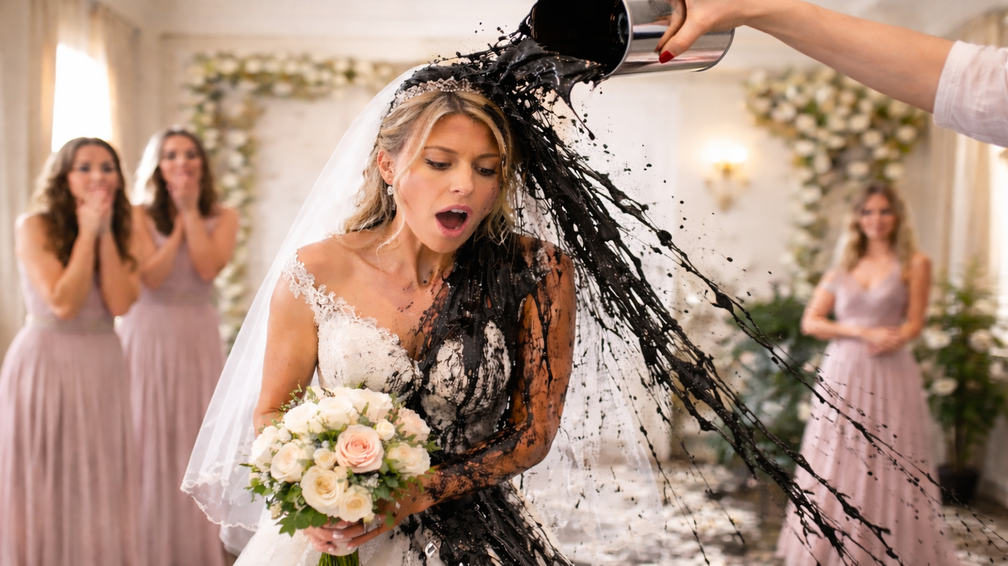 Megszólalt a menyasszony, akit fekete festékkel öntöttek le az esküvője napján, egy kérdés máig nem hagyja nyugodni