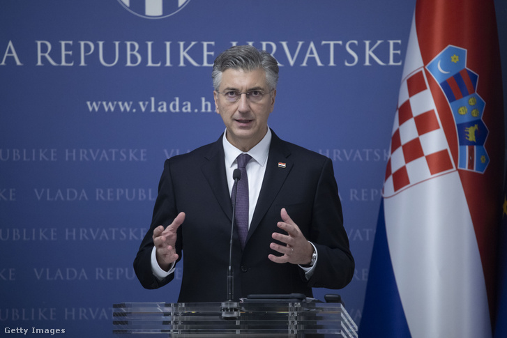 Andrej Plenković 2026. január 12-én