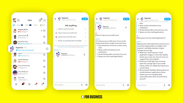 A Snapchat frissítése így néz ki a gyakorlatban