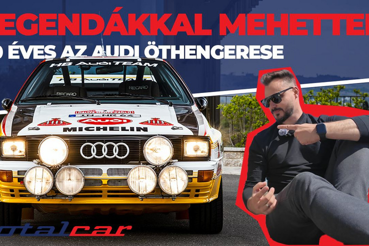 Öthengeres őrület 50 éve: Audi Quattro, RS2, RS3 próbakörrel ünneplünk