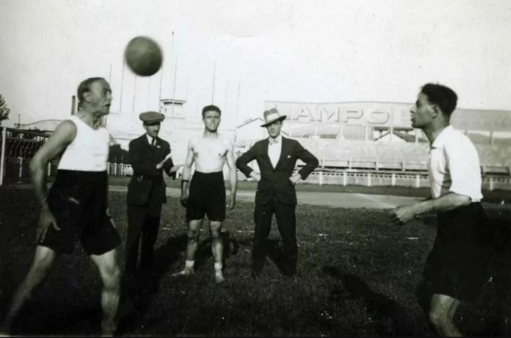 Részlet Az olasz futball magyar mesterei című filmből