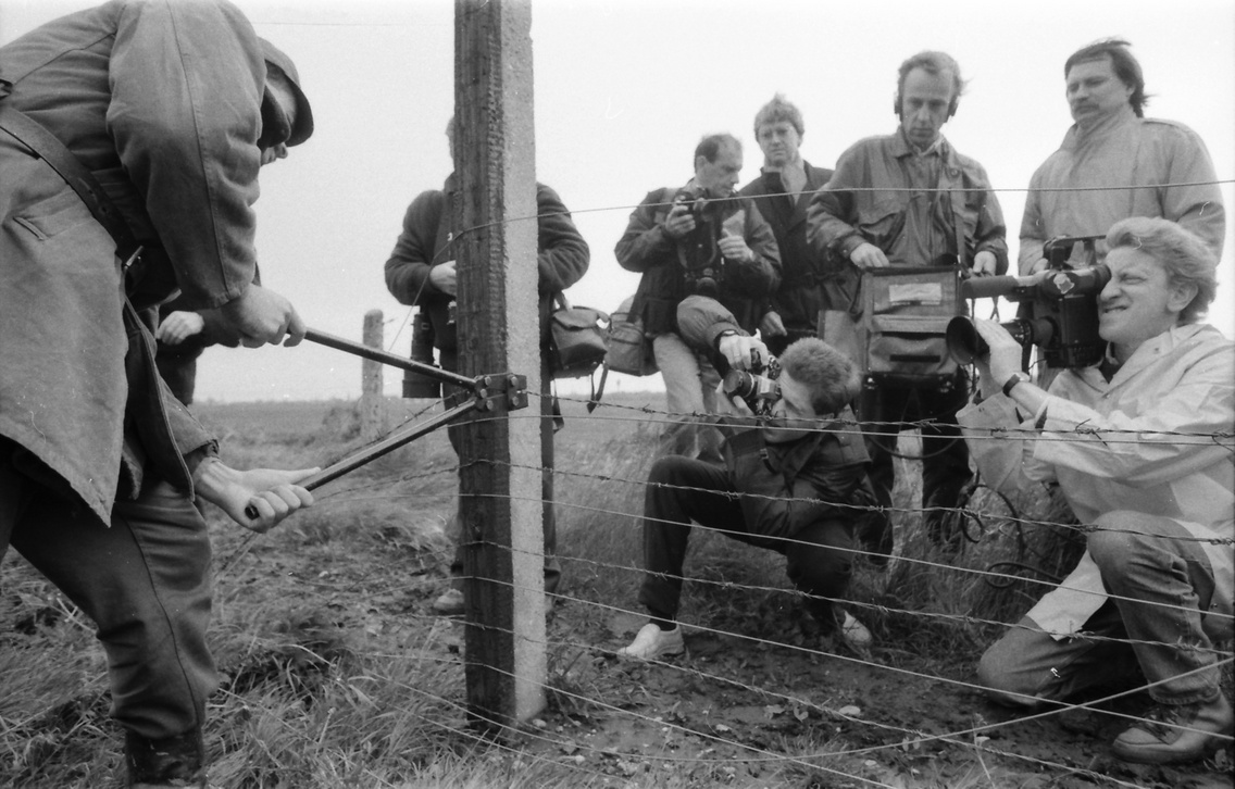 A vasfüggöny lebontása a magyar–osztrák határon, 1989, Hegyeshalom