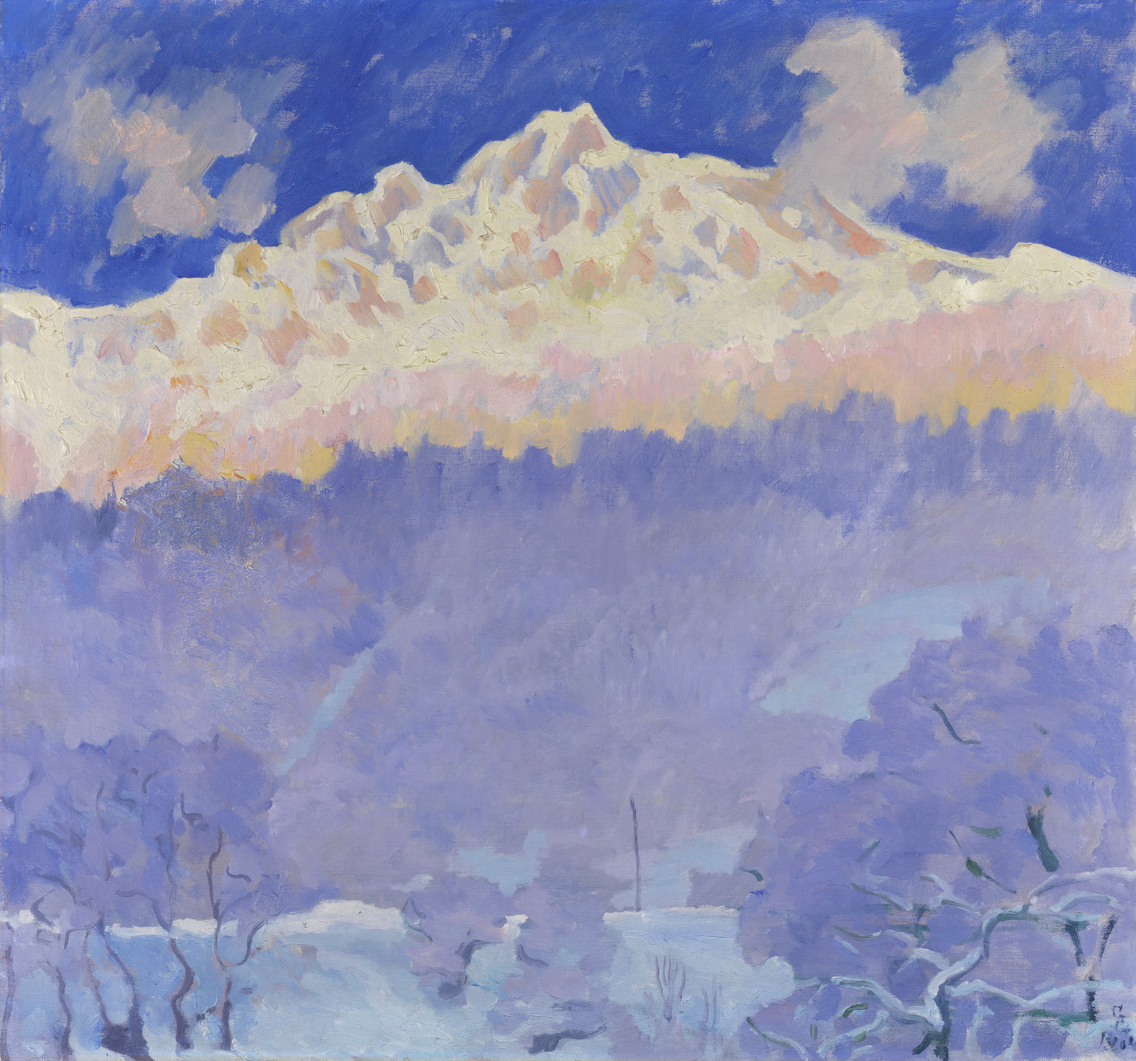 Giovanni Giacometti: Téli reggel (1913)