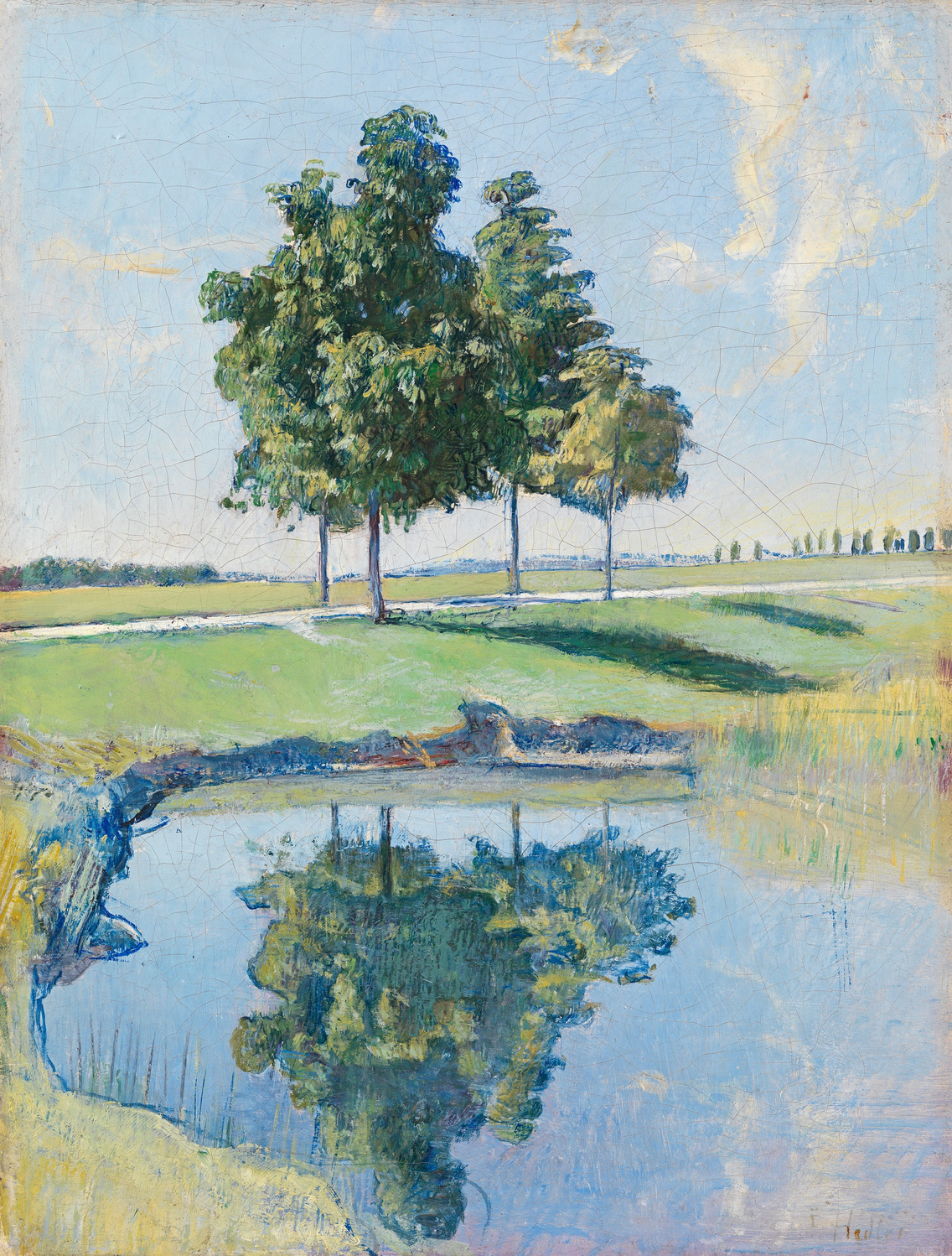 Ferdinand Hodler: A gesztenyefák (1889)