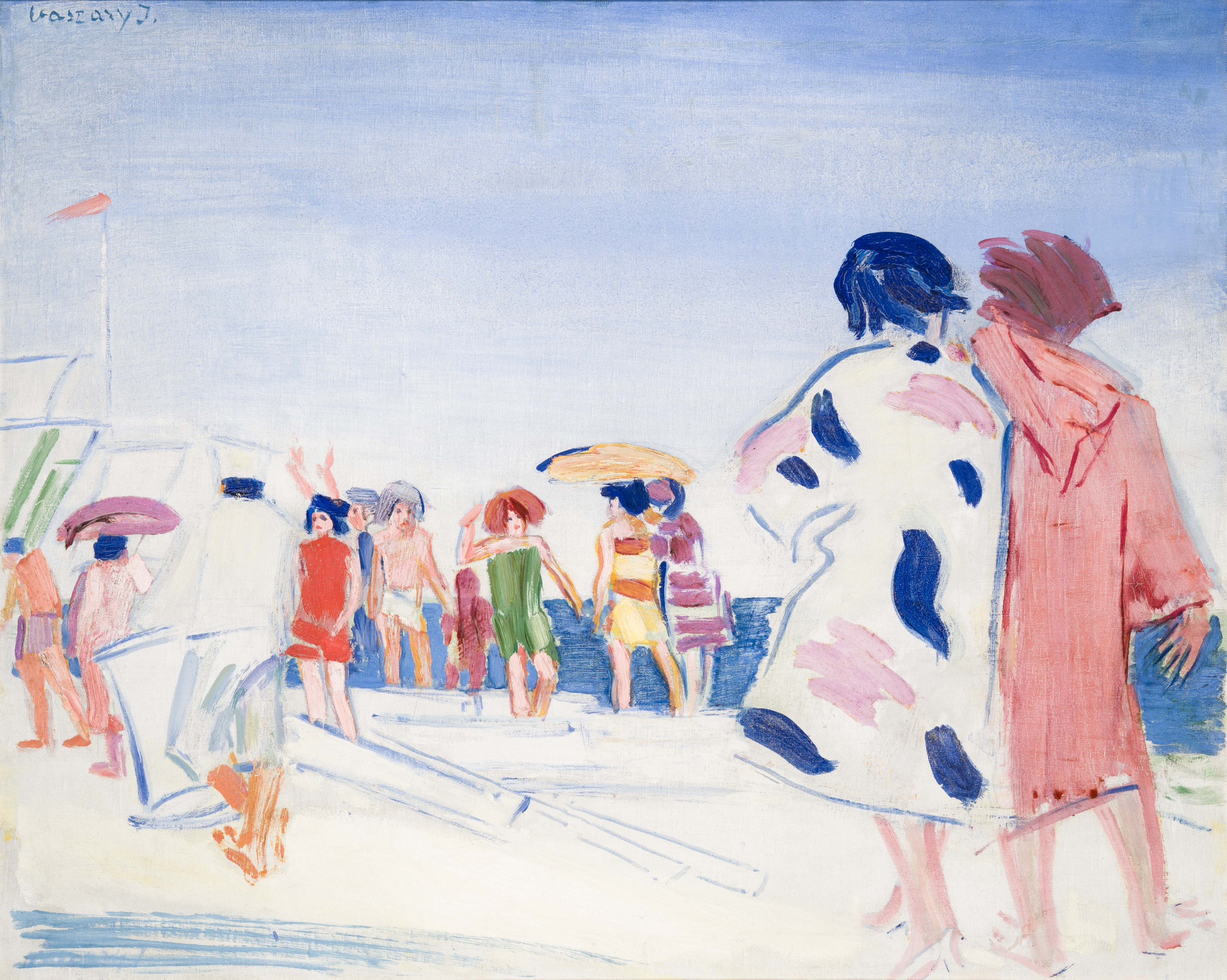 Vaszary János: Tengerparton, 1930 körül
