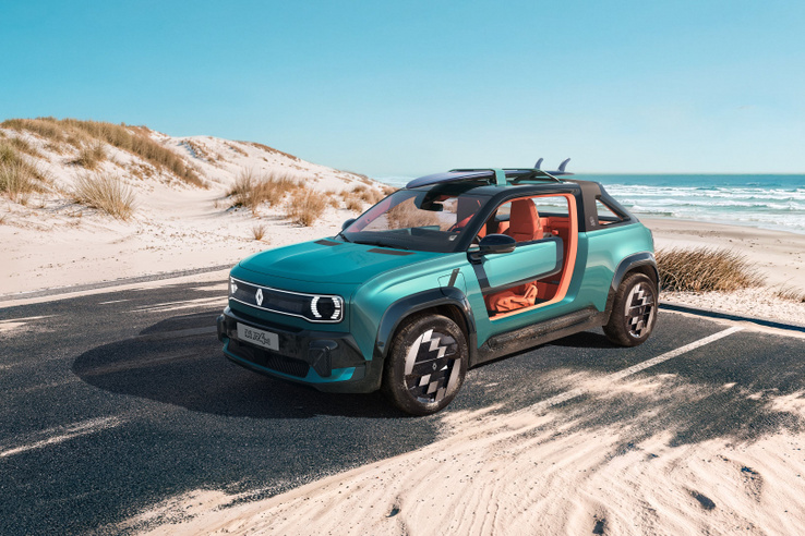 A Renault vagány, elektromos strandautót épített