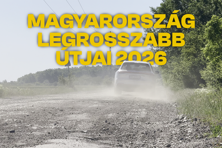 Magyarország legrosszabb útja 2026-ban...