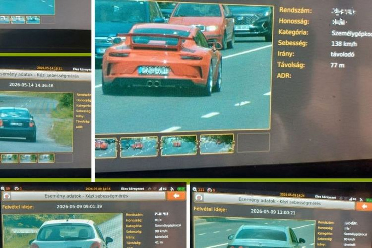 Nem kispályás autóval maxolta ki a gyorshajtást Salgótarjánban