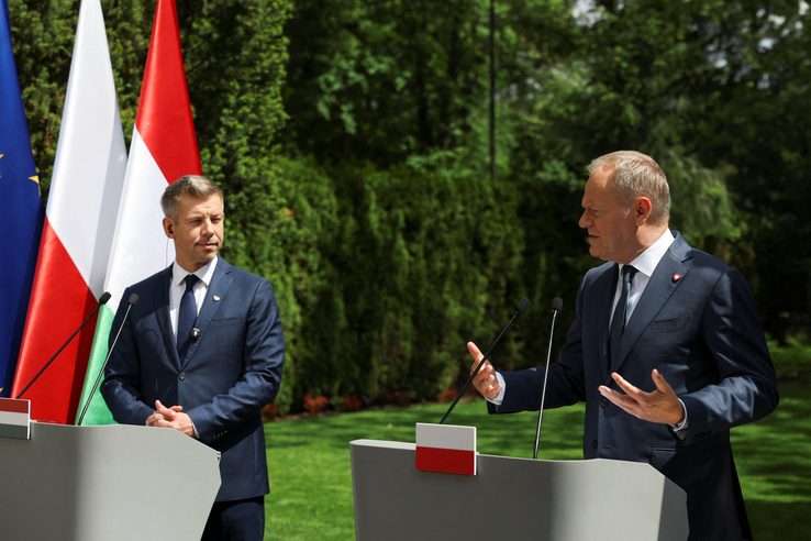 Donald Tusk: Magyar Péternek Lengyelországban is vannak „politikai hívői”