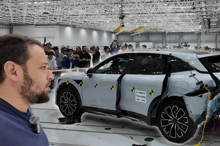 Így néz testközelből ki egy törésteszt! – Auto&nbsp;China 2026 #3