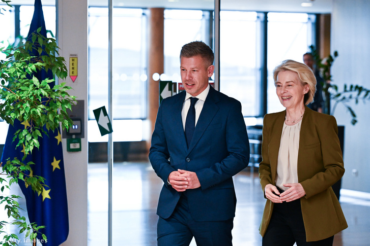 Magyar Péter és Ursula von der Leyen 2026. április 29-én