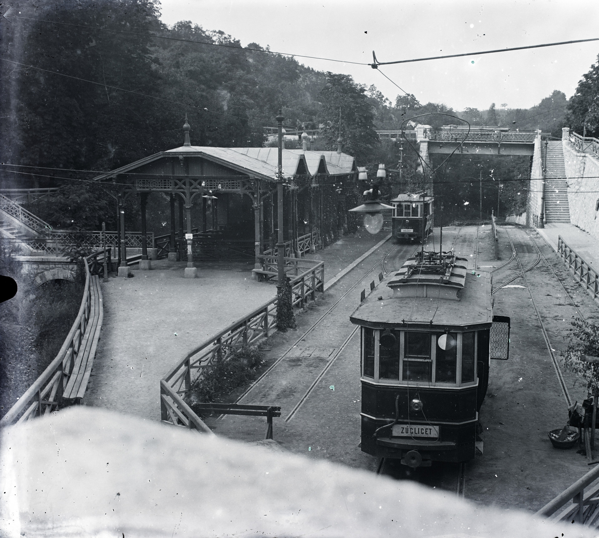 1895-től villamos járt a vonalon