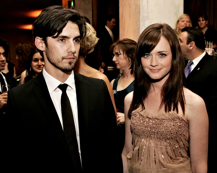 Alexis Bledel és Milo VentimigliaA Szívek szállodája rajongói éveken át vitatkoztak azon, Rory számára Dean, Jess vagy Logan volt-e az igazi