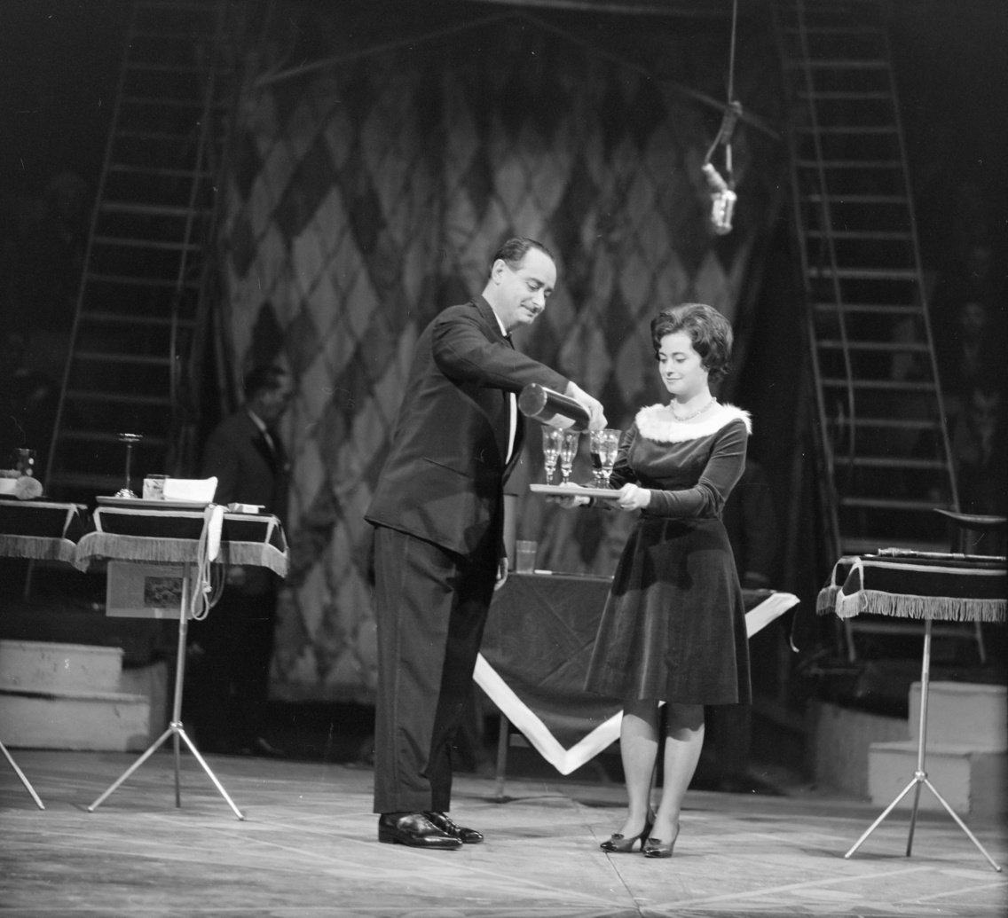 Rodolfo a Fővárosi Nagycirkusz színpadán az 1960-as években