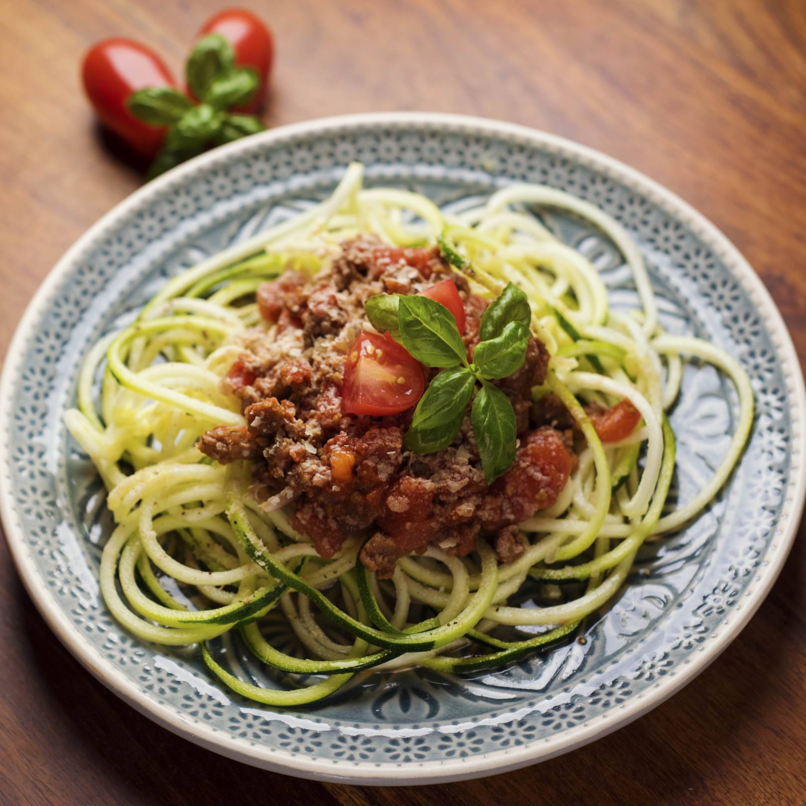 Cukkinispagetti.