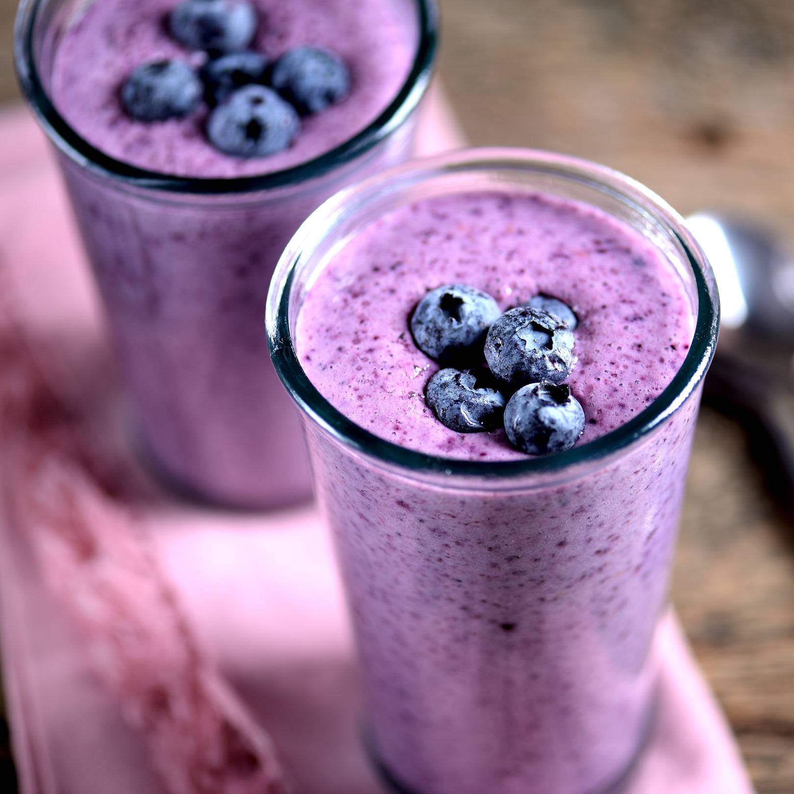 Áfonyás smoothie.