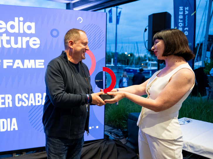 Az idei Media Regattán Guttengéber Csaba csatlakozhatott a MediaFuture Award Hall of Fame-jéhez