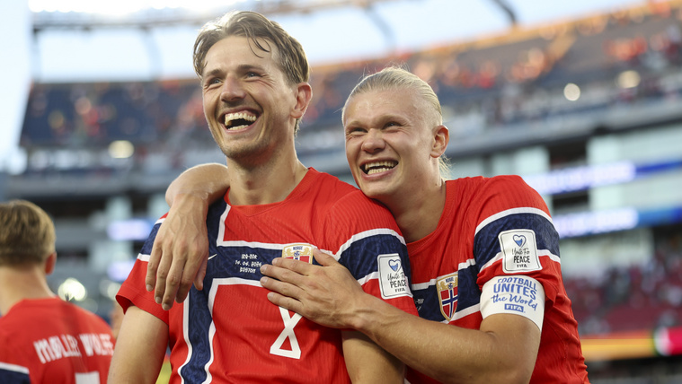 A vb-debütáns Haaland nem maradt adósa Mbappénak, Norvégia kiütötte Irakot
