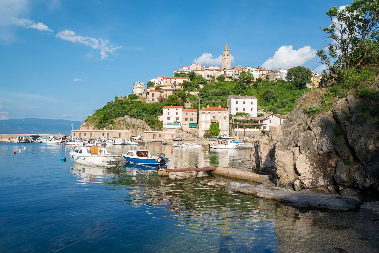 Vrbnik, Horvátország.