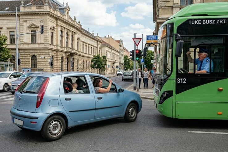 Attól, hogy balra indexel, még nem feltétlenül kanyarodik jobbra!