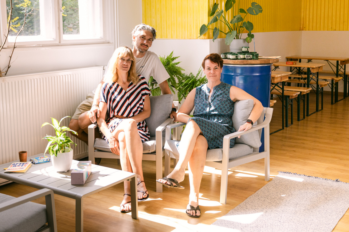 Mariann, András és Kriszta