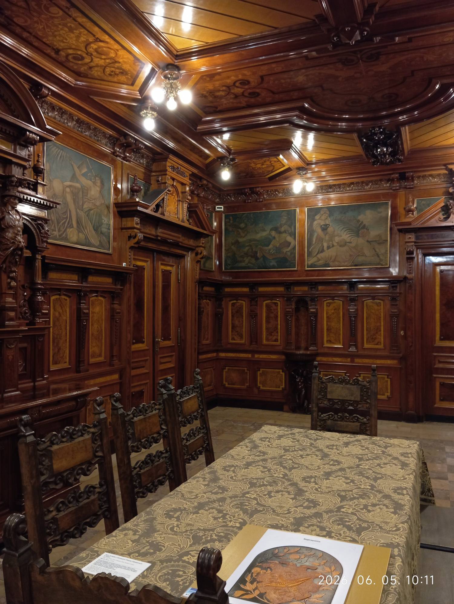 A Scheibler-palota egyik terme.