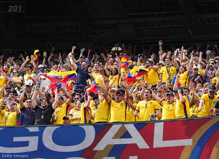 A lelátón óriási fölényben voltak az ecuadoriak