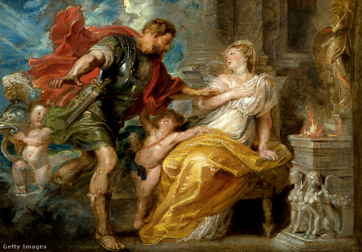 Peter Paul Rubens, Mars és Rhea Silvia c. alkotása