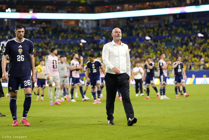 Steve Clarke, a skót válogatott szövetségi kapitánya 2026. június 24-én