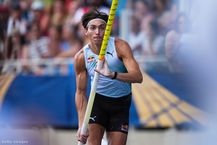Armand Duplantis a Stade Charléty stadionban 2026. június 28-án