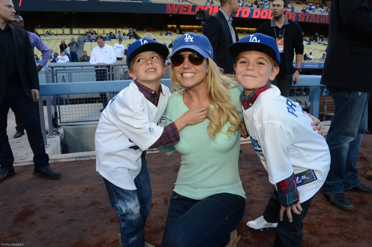 Britney Spears fiaival 2013-ban Los Angelesben szurkoltak a kedvenc csapatuknak.