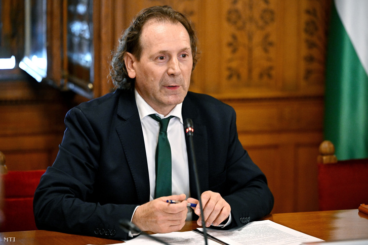 Szabadi István a testület Mi Hazánk párti alelnöke az Országgyűlés művelődési bizottságának ülésén az Országház Tisza Kálmán termében 2026. július 2-án