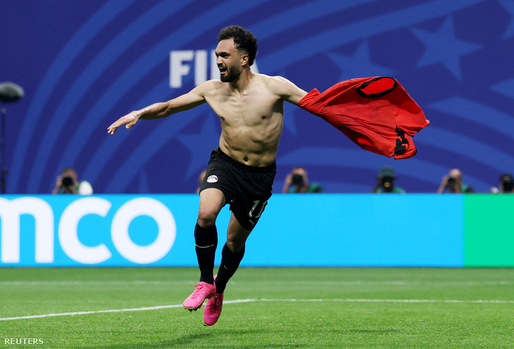 Mostafa Zico gólöröme a visszafújás előtt