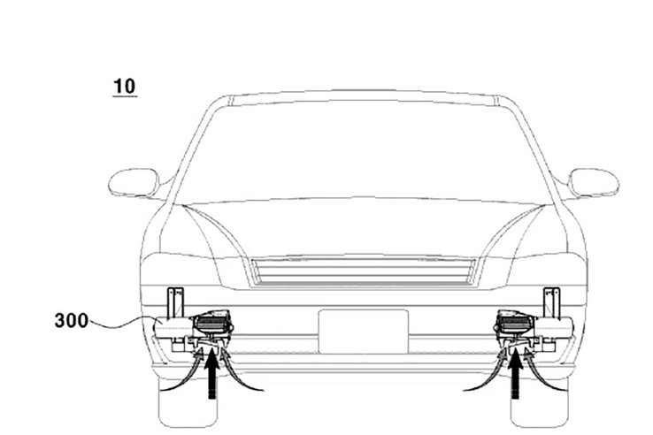 A Hyundai lökhárítók mögé szerelt szélturbinákkal termelne áramot