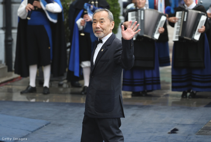 Haruki Murakami Oviedoban 2023. október 20-án