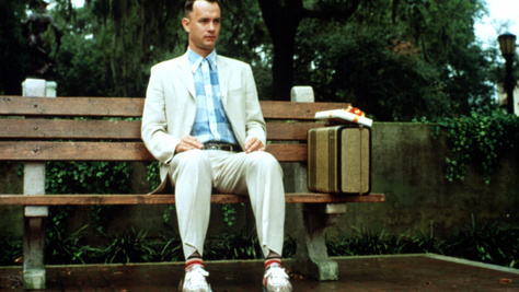 Melyik ikonikus Tom Hanks film jelenete látható a képen?