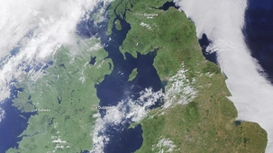 Műholdfelvételek az Európát beterítő hőségről