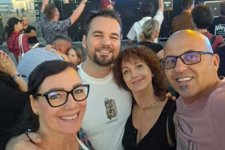 Kapu Tibor a Barátok közt Tildájával jött össze