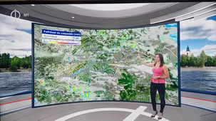 Időjárásjelentéssel és képernyőn futó felirattal indult újra az M1 hírszolgáltatása