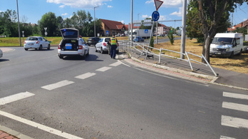 Meg akarta hódítani a bátonyterenyei körforgalmat, de ittasan már nem talált ki belőle