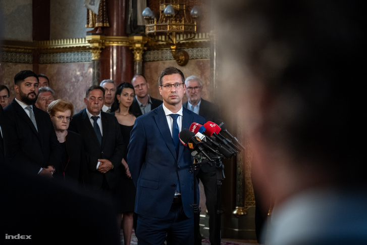 Gulyás Gergely a parlamentben 2026. július 13-án