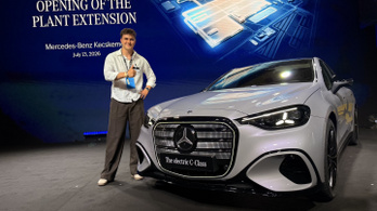 Ez az új kecskeméti Mercedes, az elektromos C-osztály