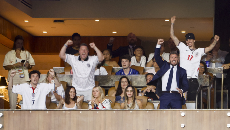 Victoria Beckham reakciója vitte el a show-t az angolok győzelme után, ezt már David Beckham sem hagyta szó nélkül